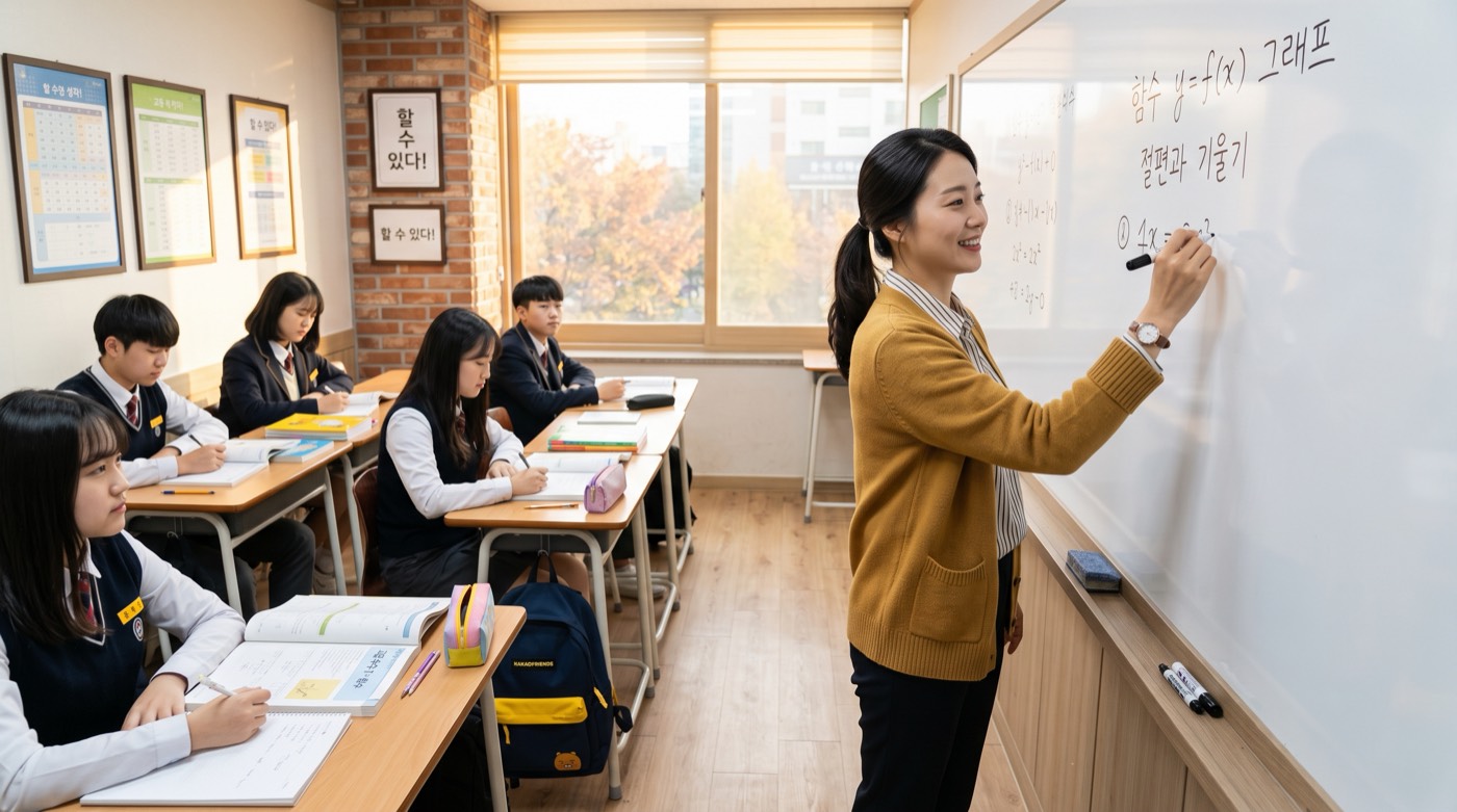 학원 교실 수업