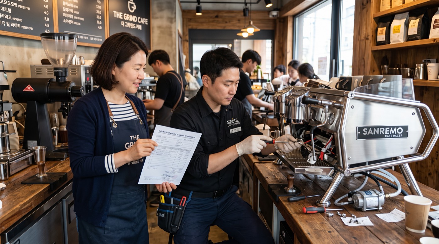 신규 설비 설치와 세금계산서