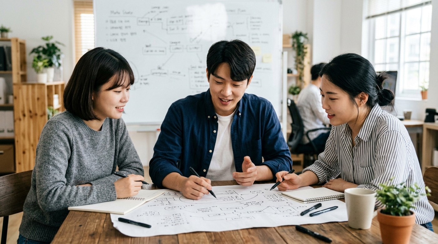 개인사업자와 법인 창업 서류를 비교하는 창업자